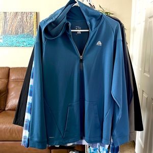 Adidas 1/2 zip training hoodie.